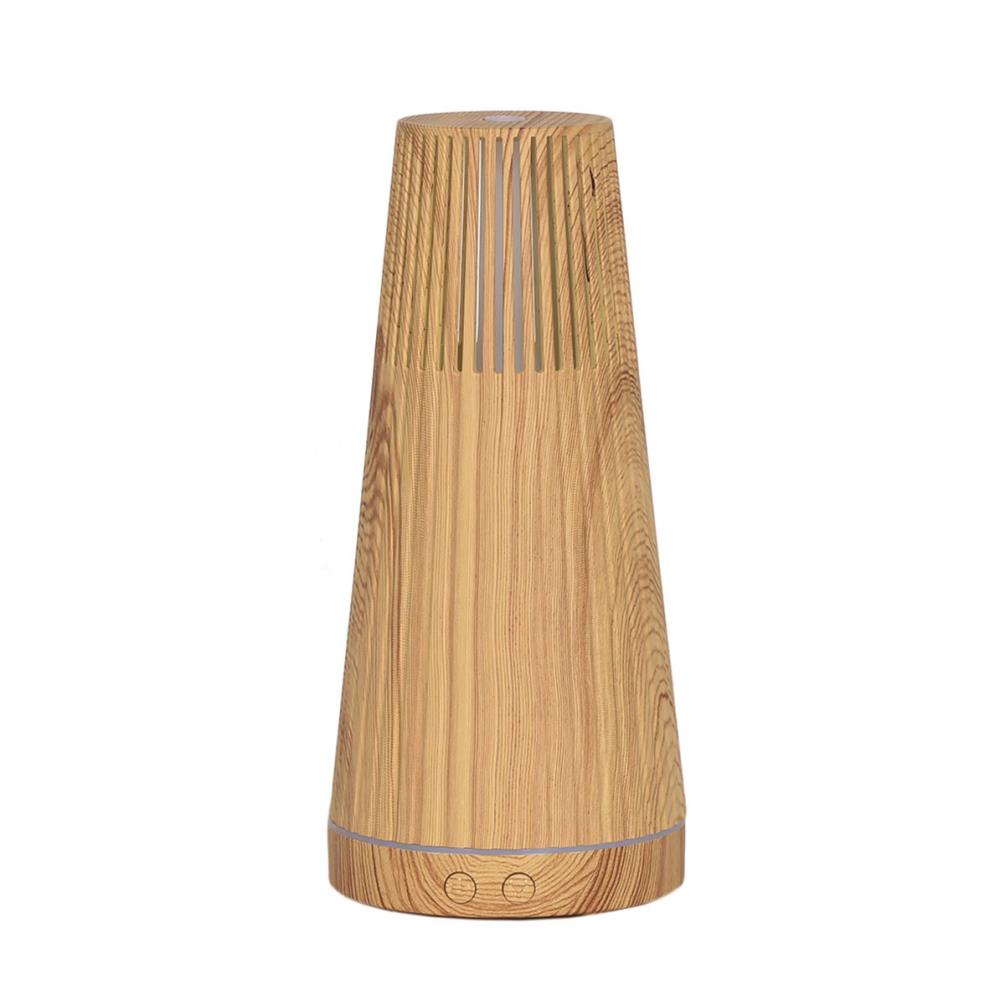 Aroma LED Light Wood Chimney Ultrasonic Electric Oil Diffuser £22.49